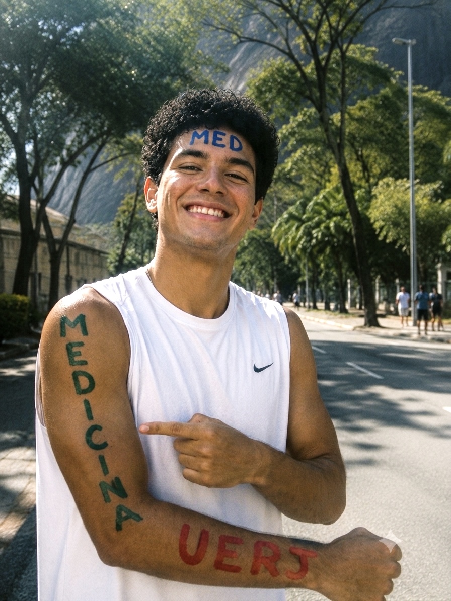 Luiz Gustavo, aprovado em Medicina na UERJ