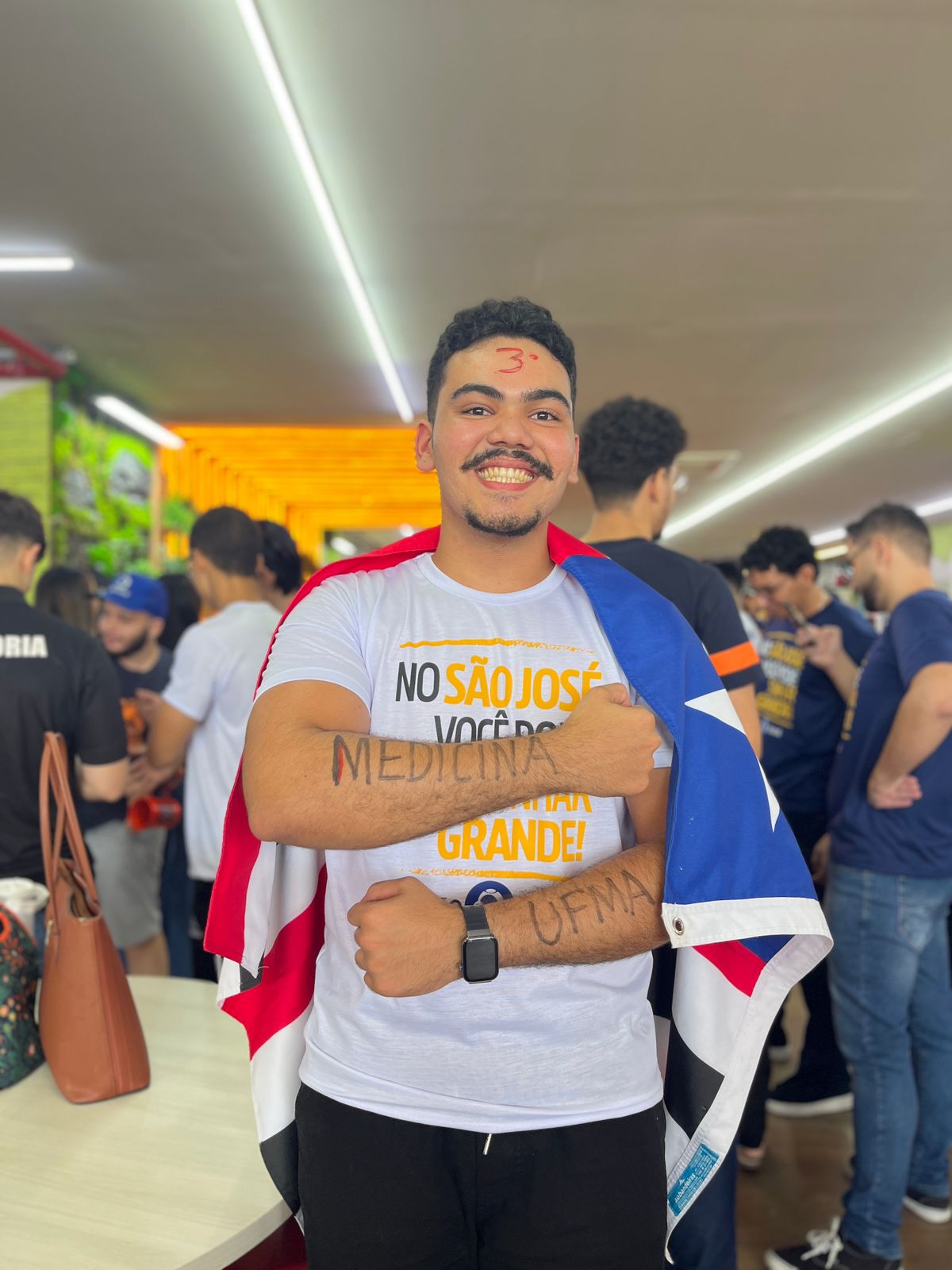 Marcel, 3 lugar em Medicina na UFMA