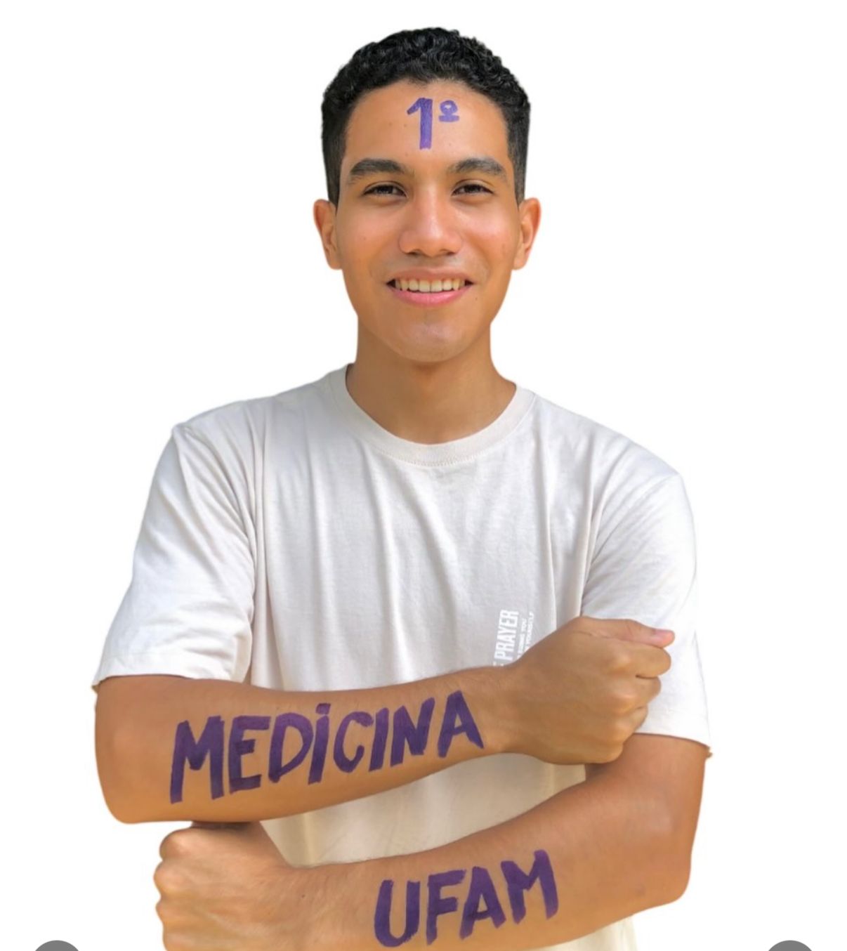 Marcos Vinícius, aprovado em 1 lugar em Medicina na UFAM