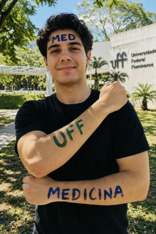 João Pedro, aprovado em Medicina na UFF